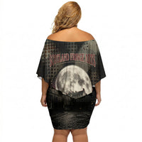 Edinburgh Fringe Off Shoulder Short Dress Scotland Fringe Arts Comedy Tragedy Masks Castle Moon