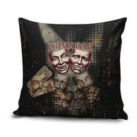 Edinburgh Fringe Pillow Cover Scotland Fringe Arts Comedy Tragedy Masks Castle Moon