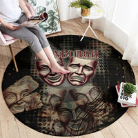 Edinburgh Fringe Round Carpet Scotland Fringe Arts Comedy Tragedy Masks Castle Moon
