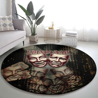 Edinburgh Fringe Round Carpet Scotland Fringe Arts Comedy Tragedy Masks Castle Moon