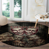 Edinburgh Fringe Round Carpet Scotland Fringe Arts Comedy Tragedy Masks Castle Moon