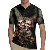 Edinburgh Fringe Rugby Jersey Scotland Fringe Arts Comedy Tragedy Masks Castle Moon