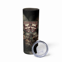 Edinburgh Fringe Skinny Tumbler Scotland Fringe Arts Comedy Tragedy Masks Castle Moon