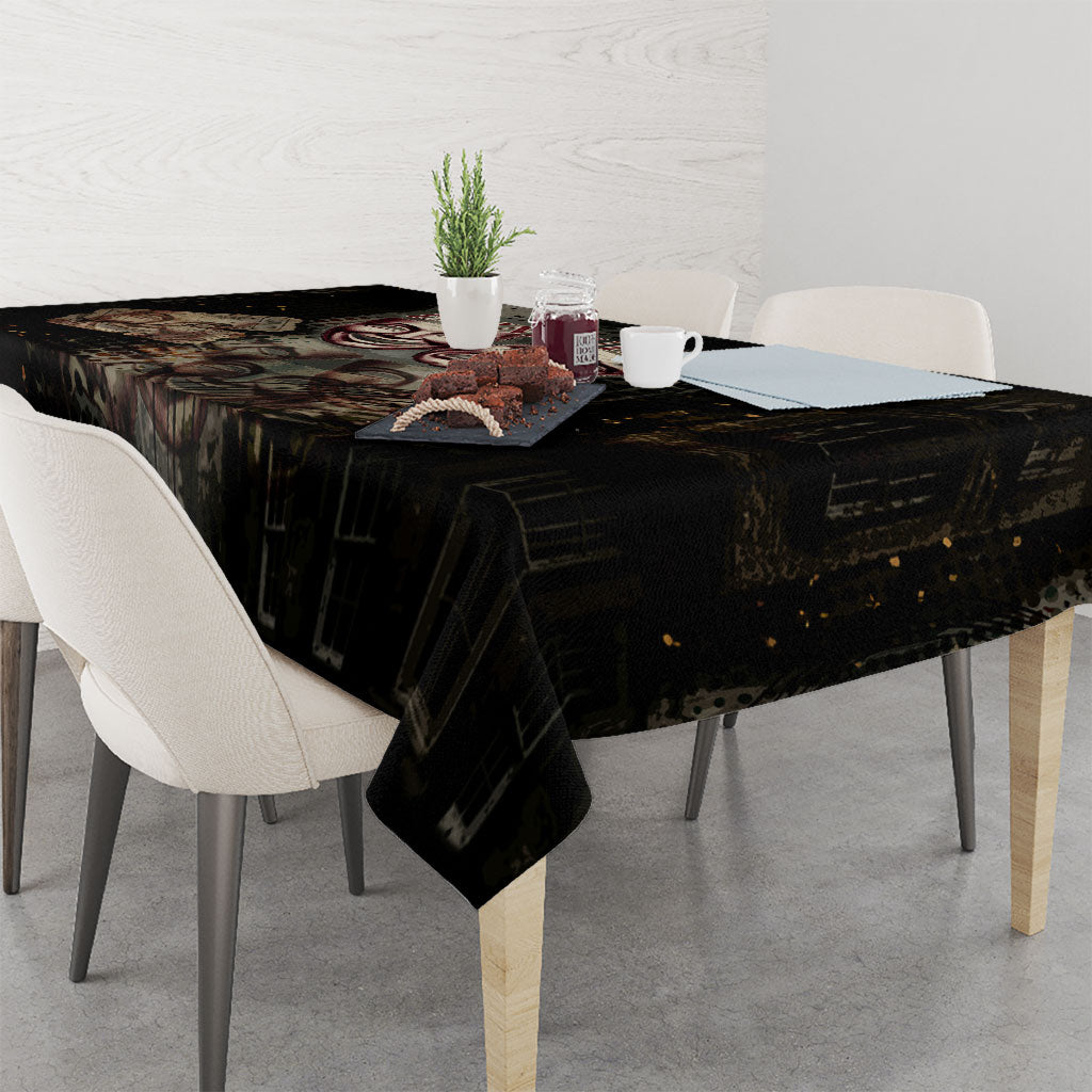 Edinburgh Fringe Tablecloth Scotland Fringe Arts Comedy Tragedy Masks Castle Moon