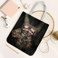 Edinburgh Fringe Tote Bag Scotland Fringe Arts Comedy Tragedy Masks Castle Moon