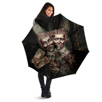 Edinburgh Fringe Umbrella Scotland Fringe Arts Comedy Tragedy Masks Castle Moon