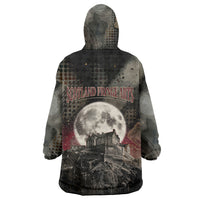 Edinburgh Fringe Wearable Blanket Hoodie Scotland Fringe Arts Comedy Tragedy Masks Castle Moon