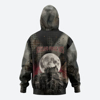 Edinburgh Fringe Zip Hoodie Scotland Fringe Arts Comedy Tragedy Masks Castle Moon
