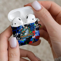 Edinburgh Fringe Festival AirPods Case Fringe Vibes Graffiti Seagull Scotland Bagpipes Street Art