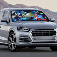 Edinburgh Fringe Festival Auto Sun Shade Fringe Vibes Graffiti Seagull Scotland Bagpipes Street Art