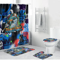 Edinburgh Fringe Festival Bathroom Set Fringe Vibes Graffiti Seagull Scotland Bagpipes Street Art