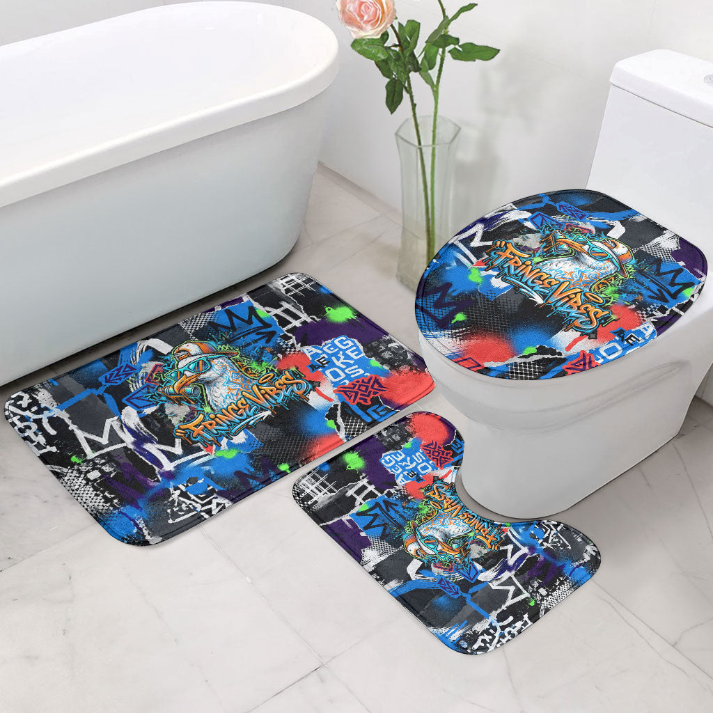 Edinburgh Fringe Festival Bathroom Set Fringe Vibes Graffiti Seagull Scotland Bagpipes Street Art