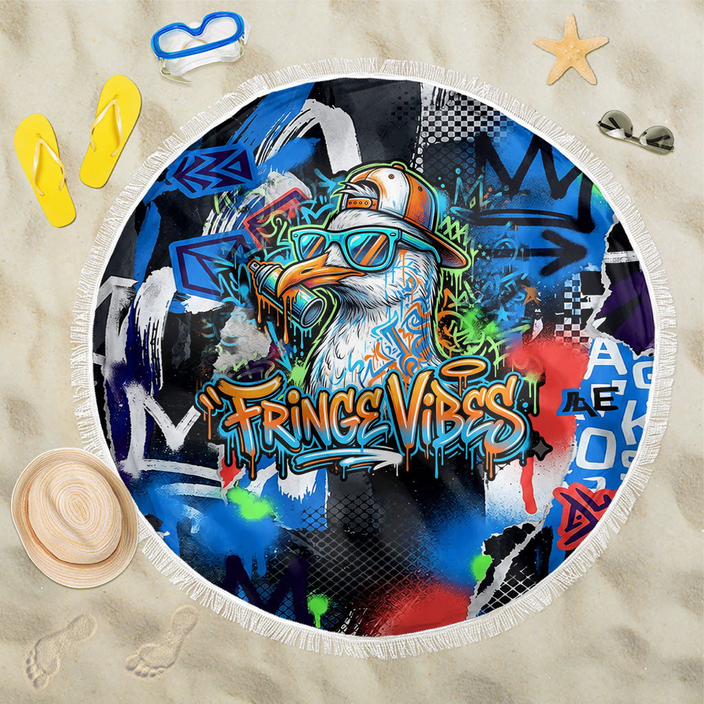 Edinburgh Fringe Festival Beach Blanket Fringe Vibes Graffiti Seagull Scotland Bagpipes Street Art
