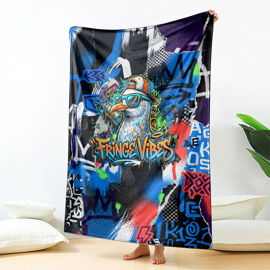 Edinburgh Fringe Festival Blanket Fringe Vibes Graffiti Seagull Scotland Bagpipes Street Art