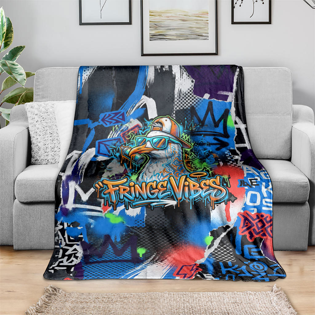 Edinburgh Fringe Festival Blanket Fringe Vibes Graffiti Seagull Scotland Bagpipes Street Art