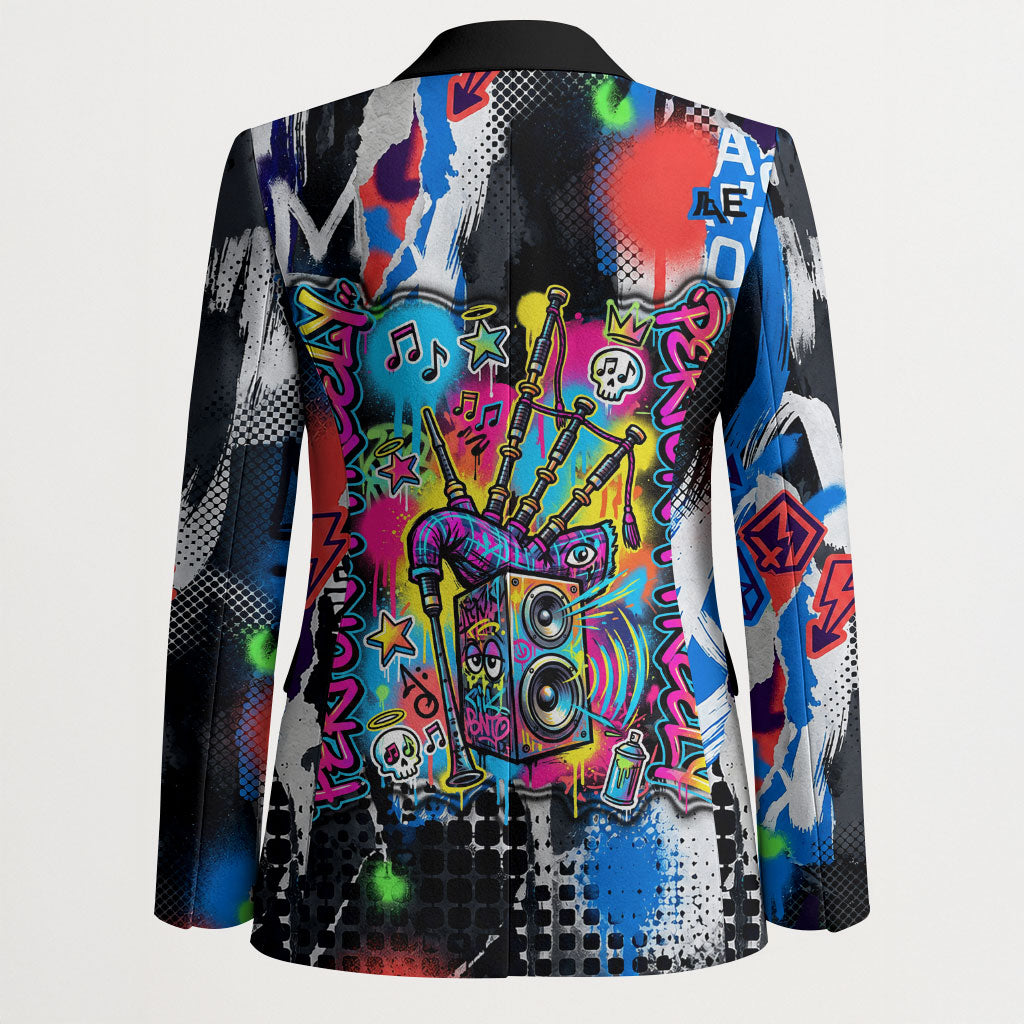 Edinburgh Fringe Festival Blazer Fringe Vibes Graffiti Seagull Scotland Bagpipes Street Art
