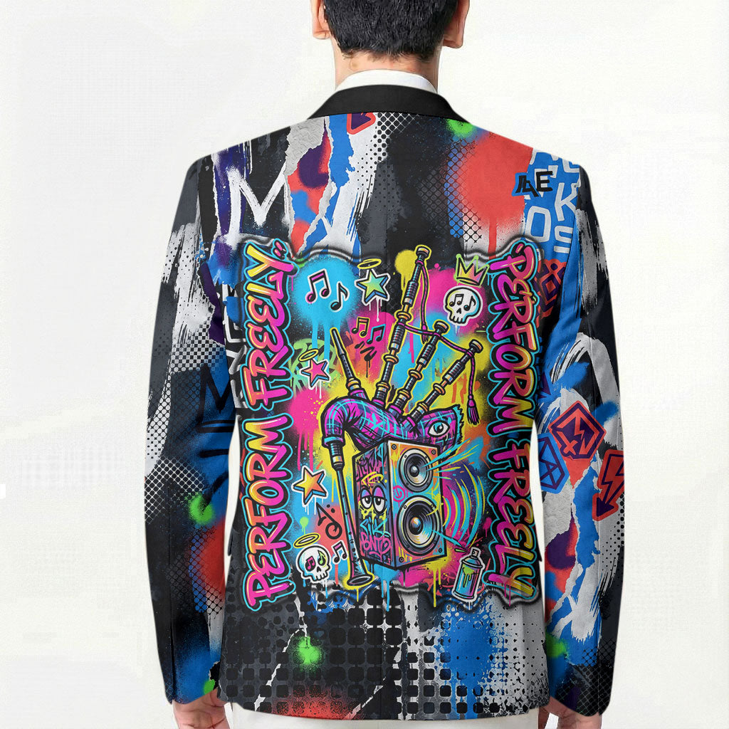 Edinburgh Fringe Festival Blazer Fringe Vibes Graffiti Seagull Scotland Bagpipes Street Art