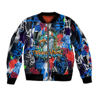 Edinburgh Fringe Festival Bomber Jacket Fringe Vibes Graffiti Seagull Scotland Bagpipes Street Art