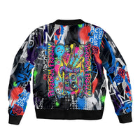 Edinburgh Fringe Festival Bomber Jacket Fringe Vibes Graffiti Seagull Scotland Bagpipes Street Art