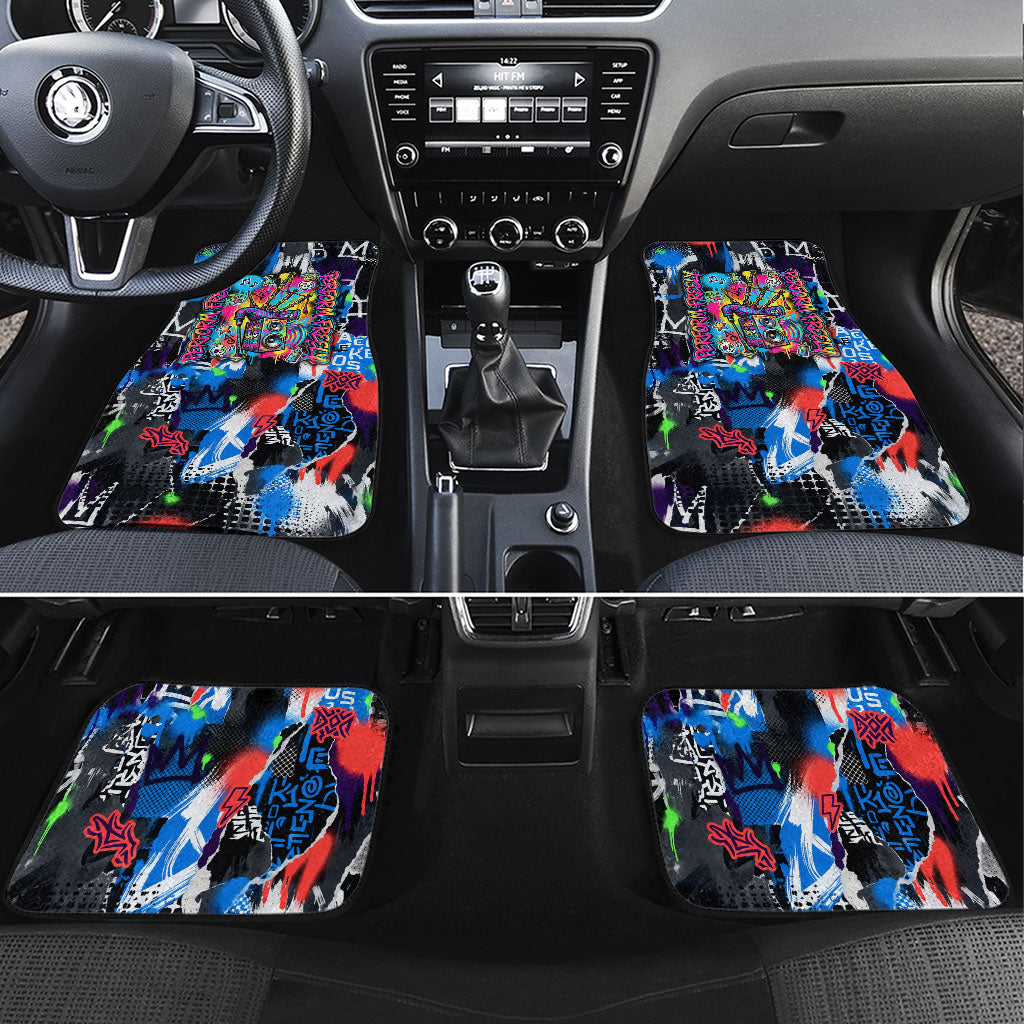 Edinburgh Fringe Festival Car Mats Fringe Vibes Graffiti Seagull Scotland Bagpipes Street Art