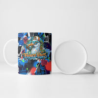 Edinburgh Fringe Festival Ceramic Mug Fringe Vibes Graffiti Seagull Scotland Bagpipes Street Art