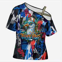 Edinburgh Fringe Festival Cross Shoulder Shirt Fringe Vibes Graffiti Seagull Scotland Bagpipes Street Art