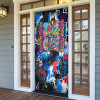 Edinburgh Fringe Festival Door Cover Fringe Vibes Graffiti Seagull Scotland Bagpipes Street Art