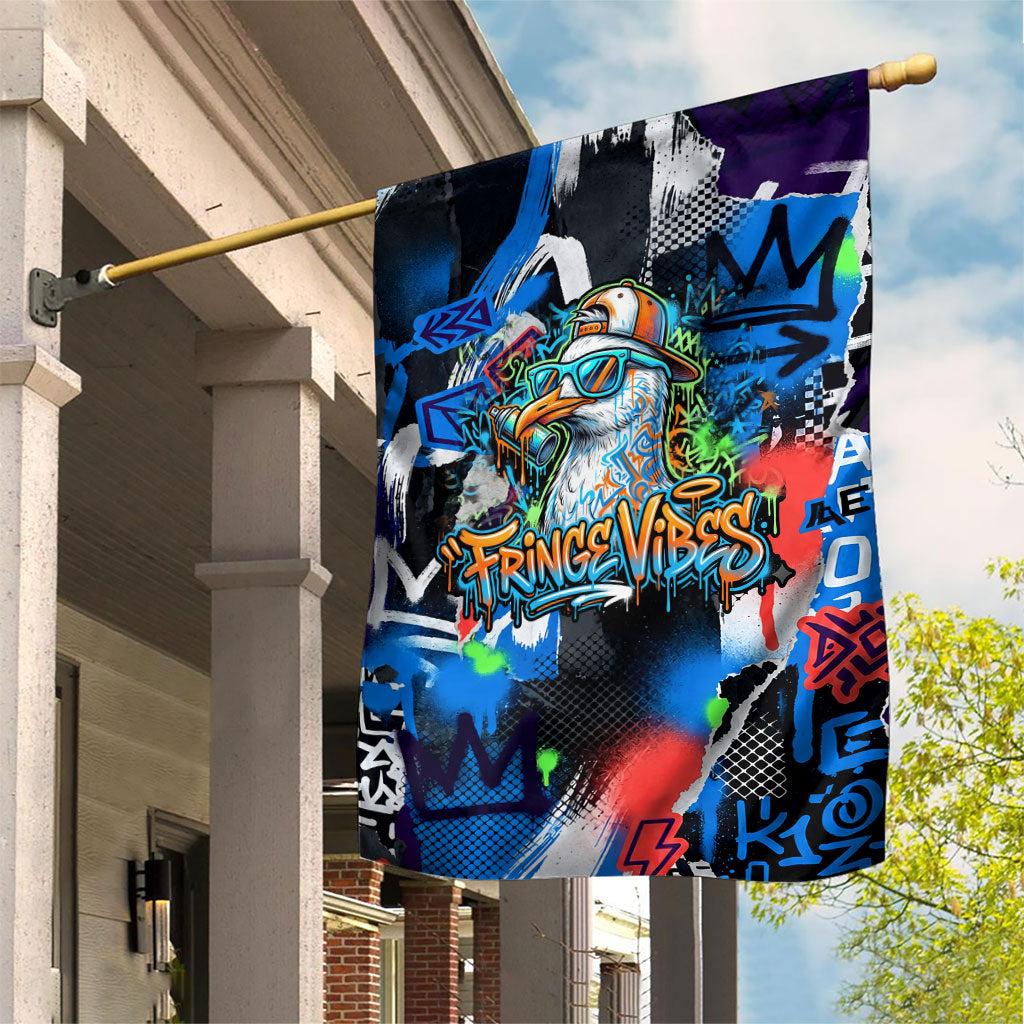 Edinburgh Fringe Festival Garden Flag Fringe Vibes Graffiti Seagull Scotland Bagpipes Street Art