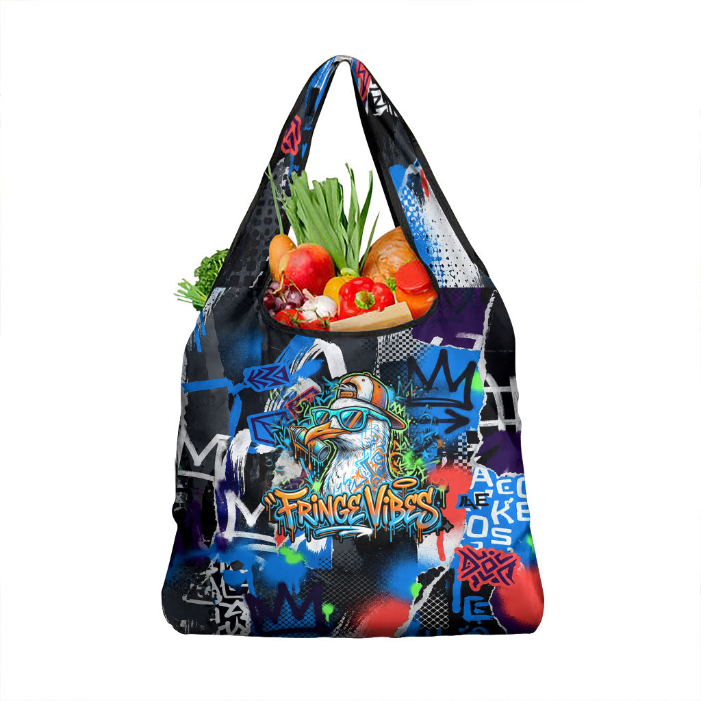 Edinburgh Fringe Festival Grocery Bag Fringe Vibes Graffiti Seagull Scotland Bagpipes Street Art