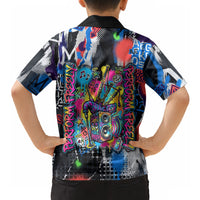 Edinburgh Fringe Festival Hawaiian Shirt Fringe Vibes Graffiti Seagull Scotland Bagpipes Street Art