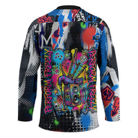 Edinburgh Fringe Festival Hockey Jersey Fringe Vibes Graffiti Seagull Scotland Bagpipes Street Art