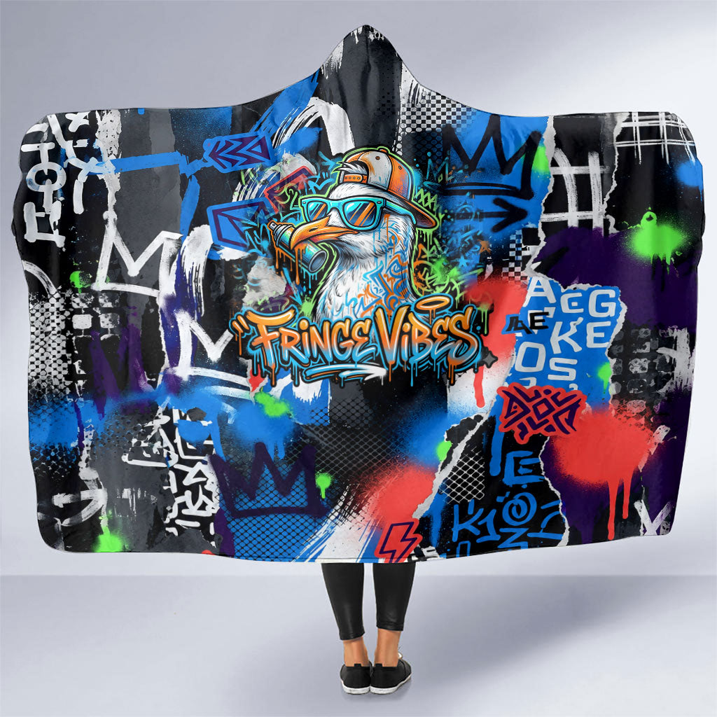 Edinburgh Fringe Festival Hooded Blanket Fringe Vibes Graffiti Seagull Scotland Bagpipes Street Art