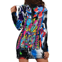 Edinburgh Fringe Festival Hoodie Dress Fringe Vibes Graffiti Seagull Scotland Bagpipes Street Art