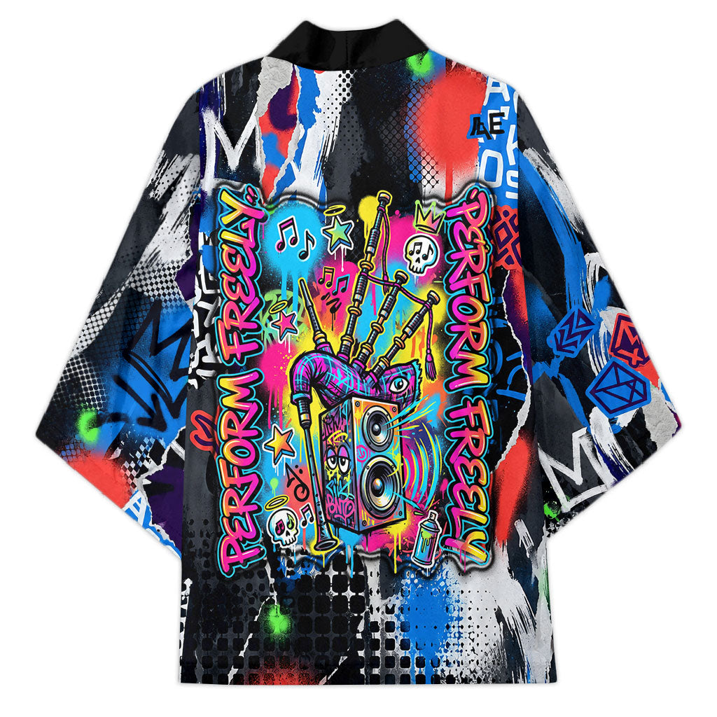 Edinburgh Fringe Festival Kimono Fringe Vibes Graffiti Seagull Scotland Bagpipes Street Art