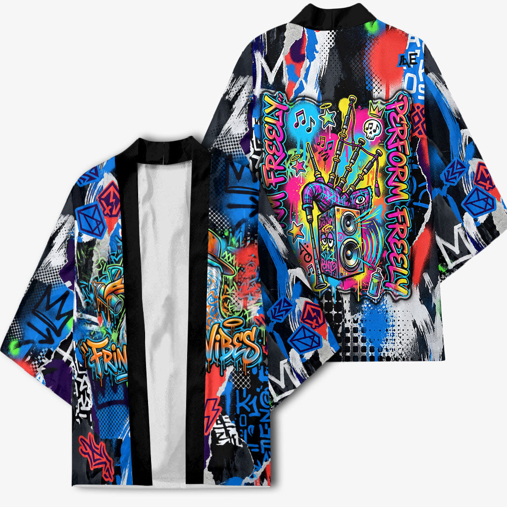 Edinburgh Fringe Festival Kimono Fringe Vibes Graffiti Seagull Scotland Bagpipes Street Art