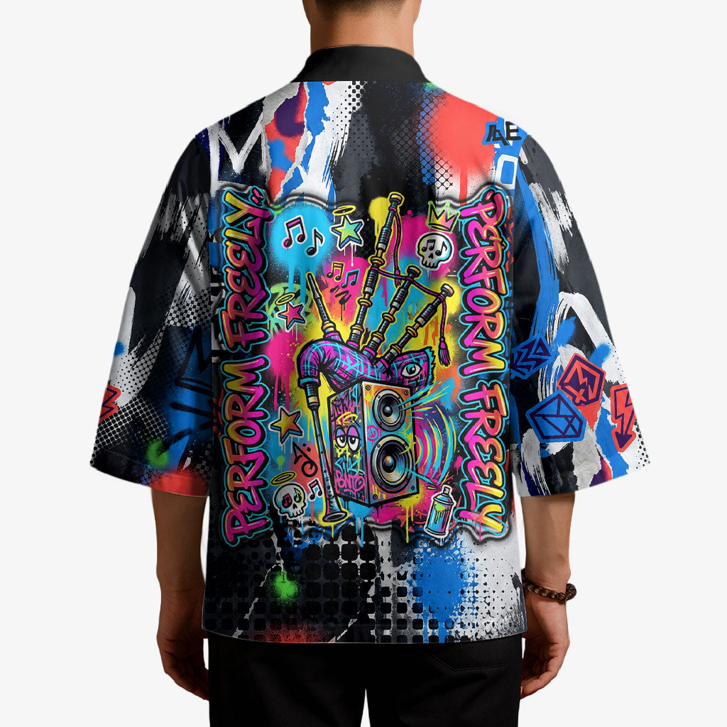 Edinburgh Fringe Festival Kimono Fringe Vibes Graffiti Seagull Scotland Bagpipes Street Art