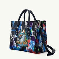 Edinburgh Fringe Festival Leather Bag Fringe Vibes Graffiti Seagull Scotland Bagpipes Street Art