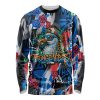 Edinburgh Fringe Festival Long Sleeve Shirt Fringe Vibes Graffiti Seagull Scotland Bagpipes Street Art