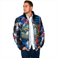 Edinburgh Fringe Festival Padded Jacket Fringe Vibes Graffiti Seagull Scotland Bagpipes Street Art