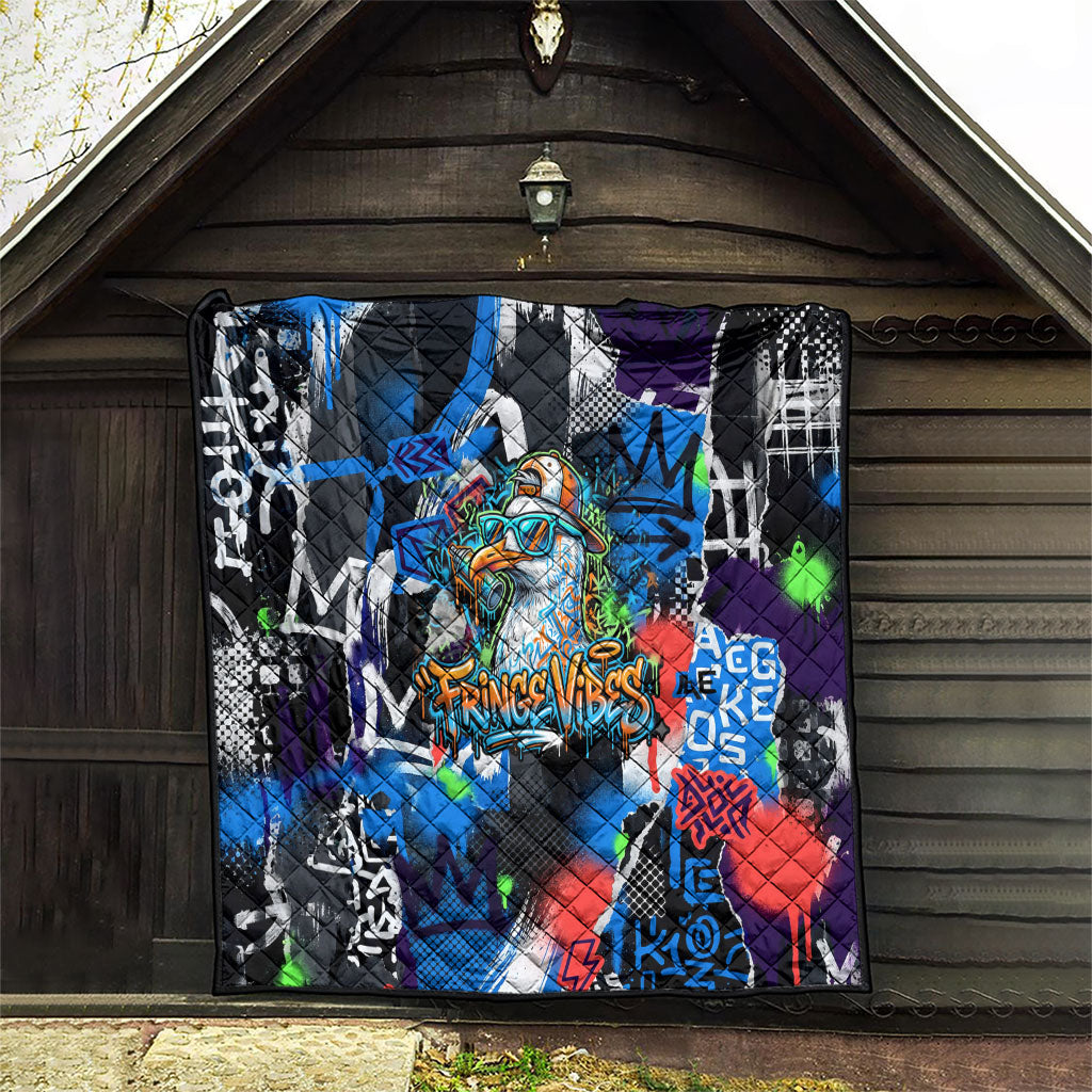 Edinburgh Fringe Festival Quilt Fringe Vibes Graffiti Seagull Scotland Bagpipes Street Art