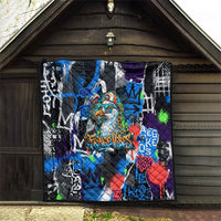 Edinburgh Fringe Festival Quilt Fringe Vibes Graffiti Seagull Scotland Bagpipes Street Art