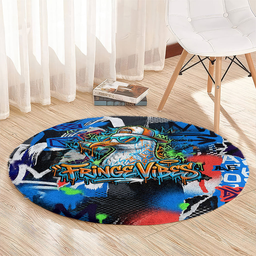 Edinburgh Fringe Festival Round Carpet Fringe Vibes Graffiti Seagull Scotland Bagpipes Street Art