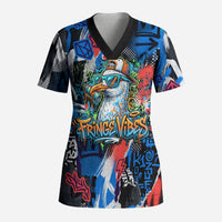 Edinburgh Fringe Festival Scrub Top Fringe Vibes Graffiti Seagull Scotland Bagpipes Street Art