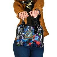 Edinburgh Fringe Festival Shoulder Handbag Fringe Vibes Graffiti Seagull Scotland Bagpipes Street Art