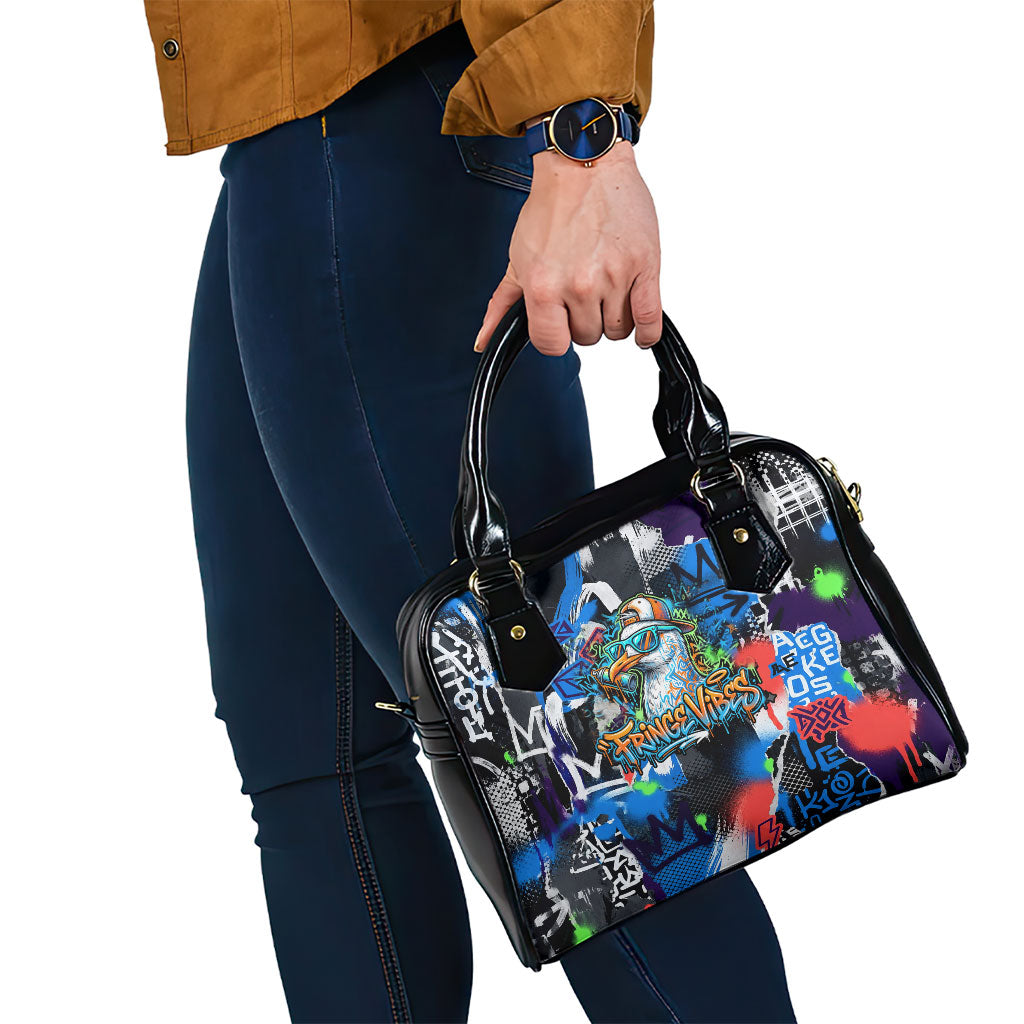 Edinburgh Fringe Festival Shoulder Handbag Fringe Vibes Graffiti Seagull Scotland Bagpipes Street Art