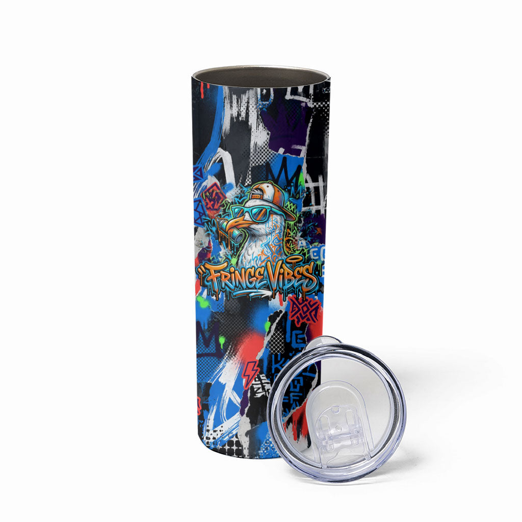 Edinburgh Fringe Festival Skinny Tumbler Fringe Vibes Graffiti Seagull Scotland Bagpipes Street Art