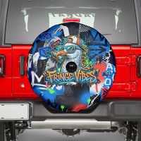 Edinburgh Fringe Festival Spare Tire Cover Fringe Vibes Graffiti Seagull Scotland Bagpipes Street Art