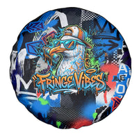 Edinburgh Fringe Festival Spare Tire Cover Fringe Vibes Graffiti Seagull Scotland Bagpipes Street Art