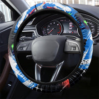 Edinburgh Fringe Festival Steering Wheel Cover Fringe Vibes Graffiti Seagull Scotland Bagpipes Street Art