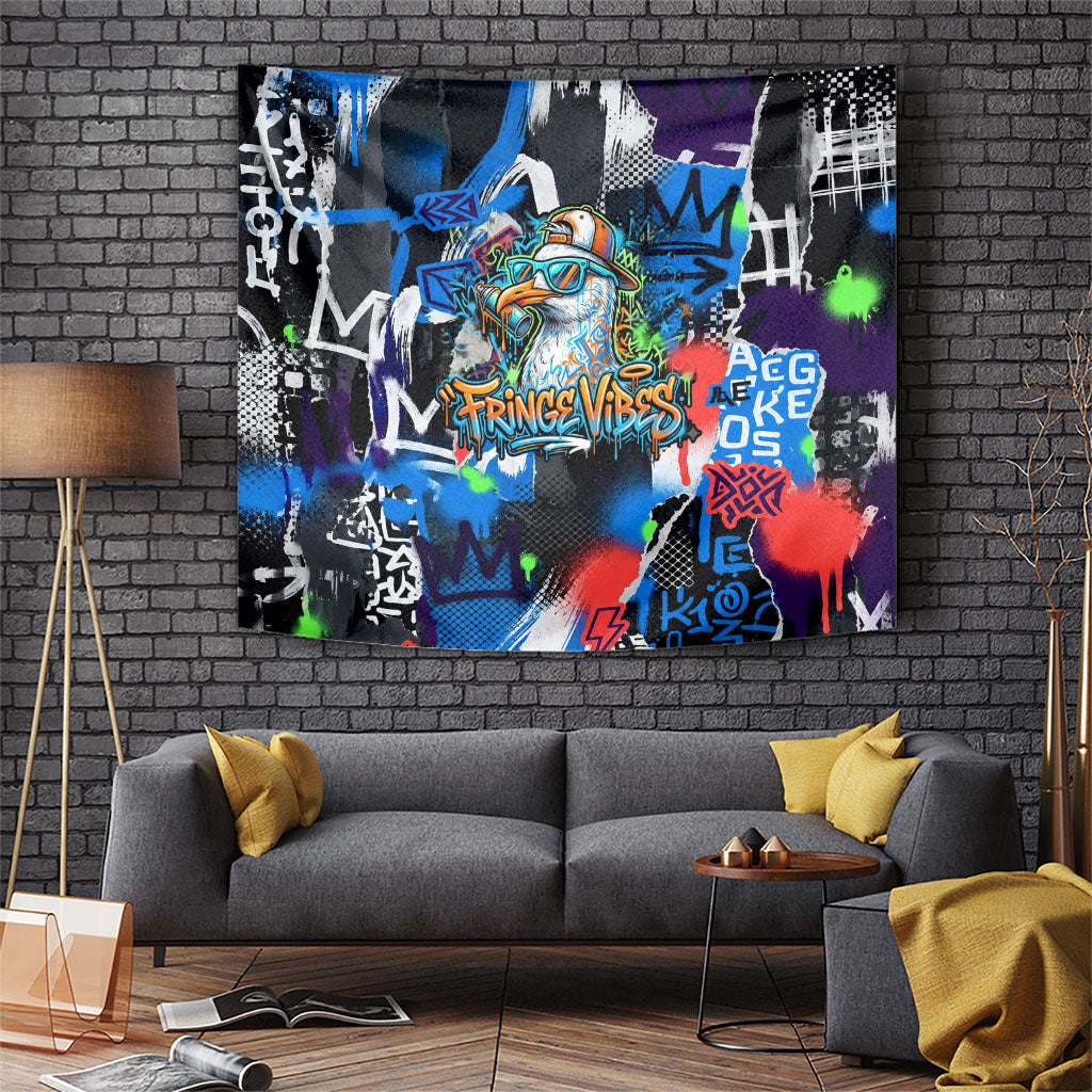 Edinburgh Fringe Festival Tapestry Fringe Vibes Graffiti Seagull Scotland Bagpipes Street Art